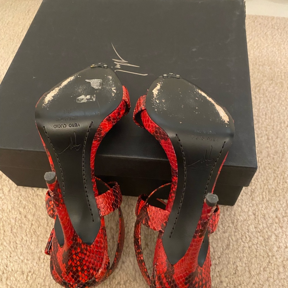 Giuseppe Zanotti Python Sandals 36 - image 5